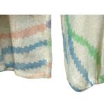 NWT Fate Multicolor Pastel Sweater | Size Medium Blue Photo 10