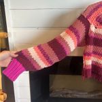 Free People Women's Devon Open-Knit Long-Sleeve Sweater Photo 3