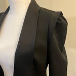 Maje Black Tailored Blazer with Notched Lapels Photo 2