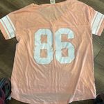 PINK - Victoria's Secret VS Pink V-neck short sleeved oversized T-shirt Photo 4