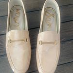 Sam Edelman Cream Loafers with Gold Accent Photo 5