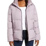 Bernardo Oversize Puffer Coat Lavender Purple XS Photo 0