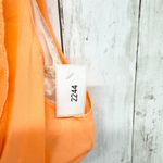 Lulus Dress Women Size Small Orange Tan Zip Back Lined Top Sleeveless Bodycon Photo 2