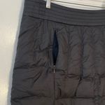 Marmot  Black Down Quilted Mini Skirt Medium Photo 3
