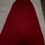 Absolutely  Vibrant Red Maxi Skirt Photo 0
