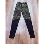 Nike  Pro Training Tights Black Yellow Graphic Leggings Athletic Yoga Womens‎ m Photo 1