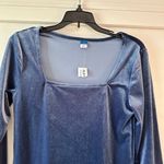 Old Navy NWT  Blue Velvet Bodysuit Photo 2