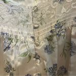 Erika  Taylor Intimates Floral Lace Night Gown Vintage Photo 2