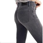 Madewell  9” Mid Rise Skinny Jean in Washed Black Size 27 Photo 2