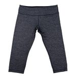 Lululemon  Wunder Under Cropped Gray Heather
Leggings Women’s Size 12 Photo 0