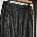 Rafaella 𝅺 Faux Leather Black Forest Dreams Pencil Skirt NWT Size‎ 4 Photo 5
