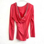Lole  Wrap Style V-neck Long Sleeve Salmon Pink Size Medium Photo 5