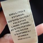 ECI  tonal blue chiffon ruffle trim dress size 14 Photo 6