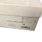 Good American Womens Chelsea Boot Black Faux Leather Lug Sole Grunge Black 6 Photo 4