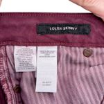 Lucky Brand Lolita Skinny Ankle Jeans Size 2/26 Burgundy Wash Denim Casual Photo 3