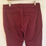 J.Crew Minnie Pants Sz 4 burgundy color Photo 2