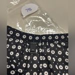 J.Crew  Jane Black White Tassel Cotton Cap Sleeve Dress Size XS Swim Cover Up Photo 5