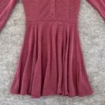 BDG Urban Outfitters Women's Small Maroon Knit Mini Dress Fit & Flare Photo 1