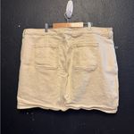 Torrid  Cream Button-Front Denim Skirt Size 20 Photo 2