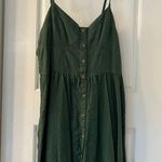 Aerie Forest Green Mini Dress XS Photo 0