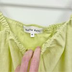 Bella Dahl NWOT  layered frayed tank top neon green XS Photo 2