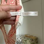 Helen Jon Women's Size M Bikini Mosaic Coral Triangle Top with Gold Hardware Orange Size M Photo 6