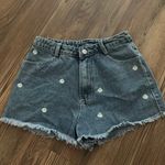 Altar'd State Altar’d state Daisy Embroidered Denim  Photo 1