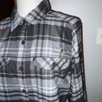 Columbia  Purdue University Sportswear Long Sleeve black gray Plaid Flannel Shirt Photo 1