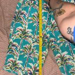 Caribbean Joe  Shorts Bermuda Blue Pink palm trees size 6 Photo 4