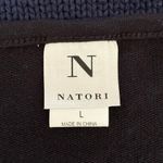 Natori  Scoop Neck Black Tunic T Shirt $130 L Photo 6