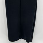 Vintage Lillie Rubin Black Midi Dress Side Leg Slit Lace Sleeves Size Medium Photo 5