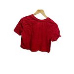 Colsie Santa Baby Red Crop Top Tee M Casual Stretch Size M Photo 3