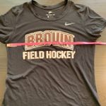  The Nike Tee Brown‎ University Field Hockey Black Dri-Fit T-Shirt Medium Photo 5