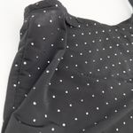 True Desire Womens Nightgown 2X Stretch Polka Dot Slip Dress Sleepwear Goth Glam Black Photo 6