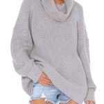 Free People Oversized Knit Sweater Photo 0