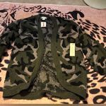 Rachel Zoe Camo Green Women's Sweater. . Size large. Photo 0
