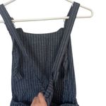 Dark Blue & White Stripe 100% Wool Overalls Size M Photo 5