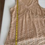 J Jill Stretch Lace Sleeveless Camisole Tank Beige Top Wardrobe Basic Corporate Tan Size M Photo 6