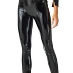 Spanx Faux Patent Leather Look Leggings size small Photo 0
