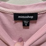 Mittoshop  rock on puff sleeve top blush pink size small Photo 8