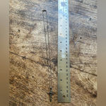 Rustic sterling silver finished with a black patina crucifix cross necklace Photo 6