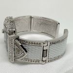 Victoria Wieck Watch Women 30mm two tone belt Crystals cuff band 7” running Photo 4