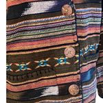 Vintage New Identity Cotton Embroidered Sante Fe Tribal Southwestern Blazer Med. Orange Photo 4