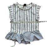 3.1 Phillip Lim  Striped Peplum Top Size XS Photo 2