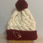 NFL Arizona Cardinals cable Knit womens hat burgundy-beige hat one size Photo 0