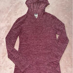 Vocal Womens CRYSTAL BURGUNDY HOODIE Pull Over Size M Photo 0