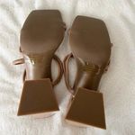 Abound  Austyn Tubular Strappy Block Heeled Sandal Tan Mocha Size 9 NEW Photo 7