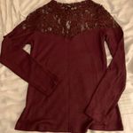 Venus Burgundy Lace Top Photo 0