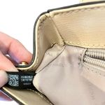 Michael Kors | Mott Beige Leather Top Handle Satchel Crossbody Gold Hardware Photo 7