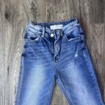 Bridge by GLY  Jeans Women 25 Flare wide leg Blue Distressed Denim hippie western Photo 8